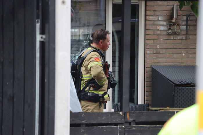 Onderzoek naar mogelijke gaslekkage in woning