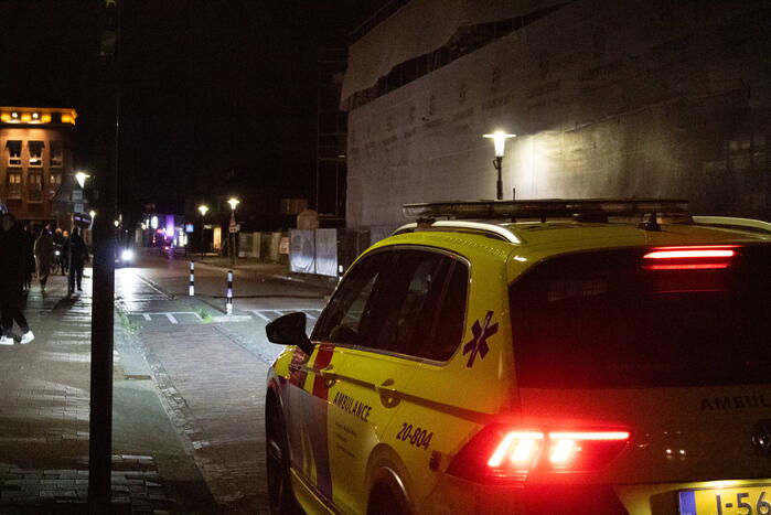 Persoon overleden na onwelwording op fiets