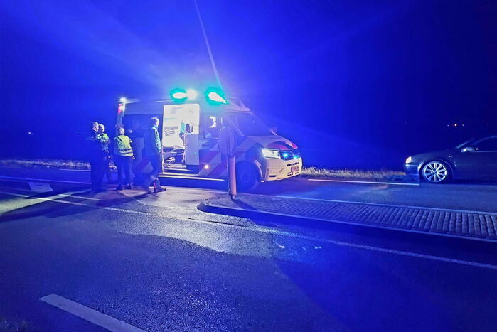 Bestuurder aangehouden na eenzijdig ongeval