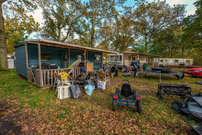 Kampeerseizoen afgelopen op camping bakkum