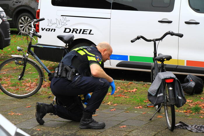 Fietser gewond na val