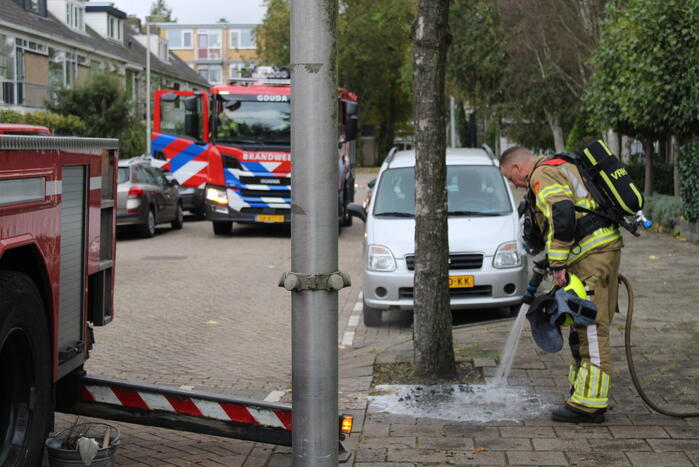 Hevige rookontwikkeling bij schoorsteenbrand