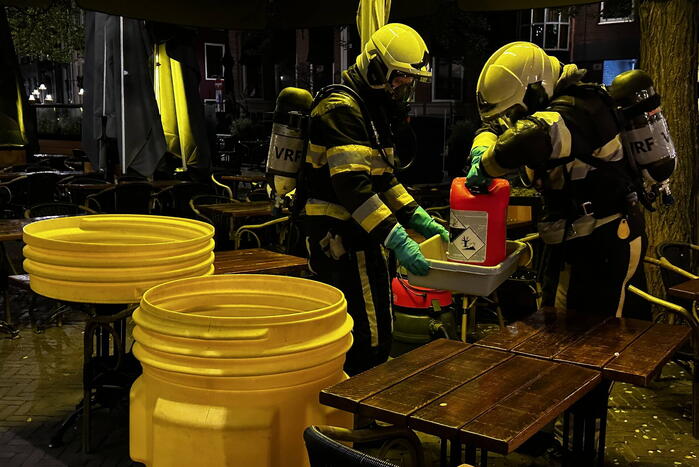 Hulpdiensten groots ingezet voor incident met gevaarlijke stoffen bij restaurant