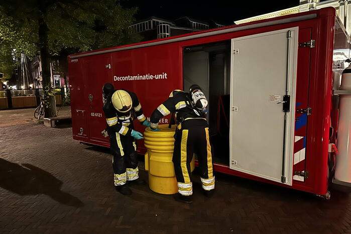 Hulpdiensten groots ingezet voor incident met gevaarlijke stoffen bij restaurant
