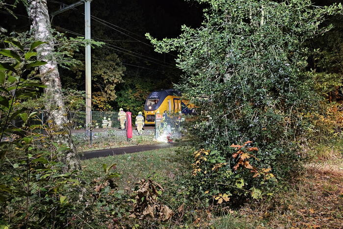 Treinverkeer stilgelegd na aanrijding op spoor