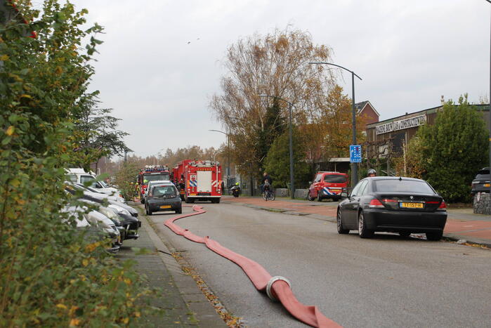 Grote brand in voormalige kringloopwinkel