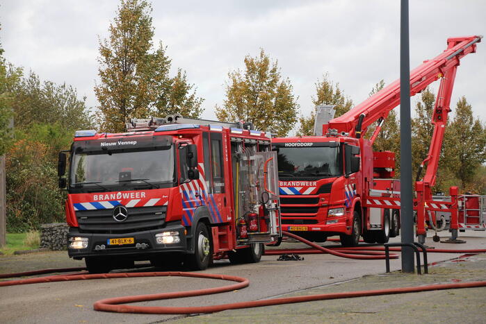 Grote brand in voormalige kringloopwinkel