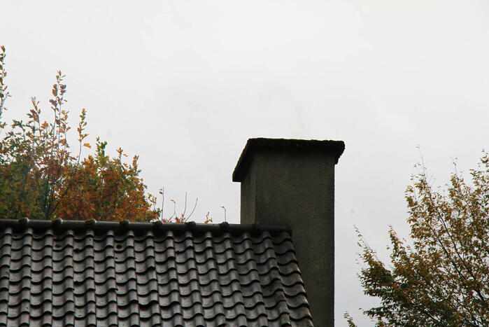 Rookontwikkeling bij brand in schoorsteen