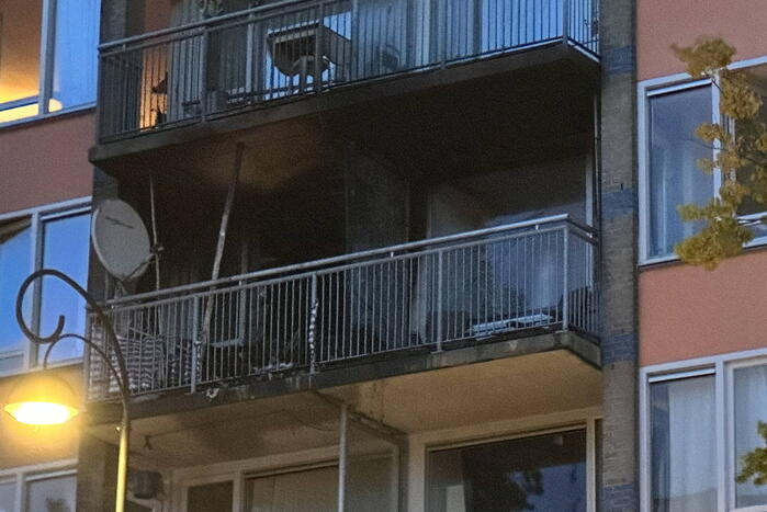 Veel schade bij brand in appartement