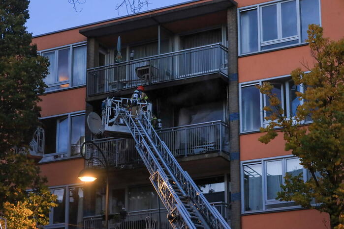 Veel schade bij brand in appartement