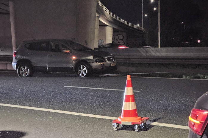 Flinke schade bij ongeval op snelweg
