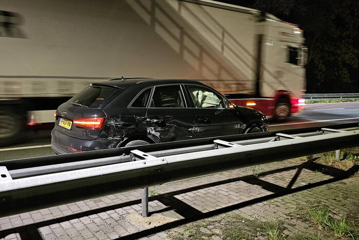 Flinke schade bij ongeval op snelweg