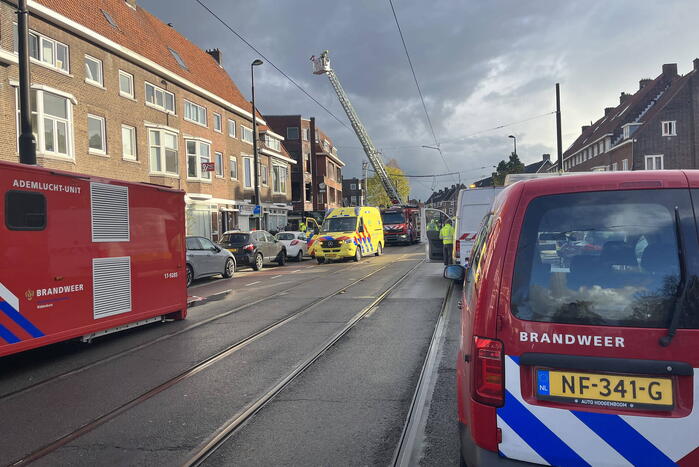 Grote uitslaande brand in appartementencomplex