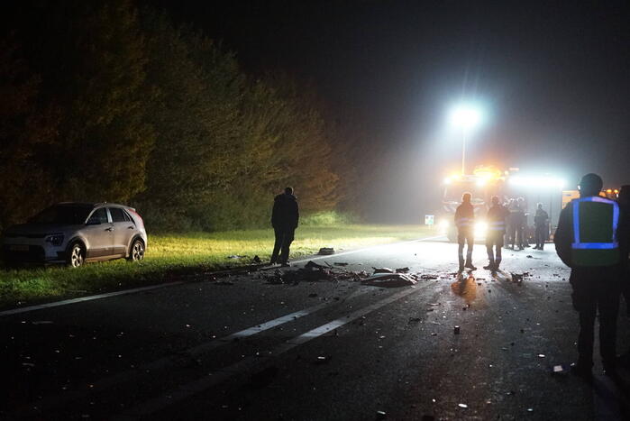 Ravage na kettingbotsing tussen vijf voertuigen