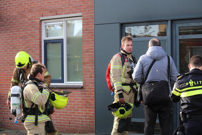 Brandweer ingezet voor gaslucht in appertementcomplex