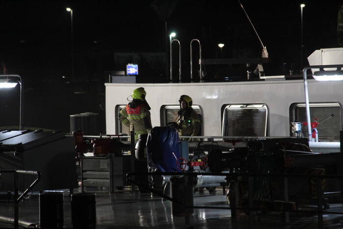 Brand aan boord van tanker