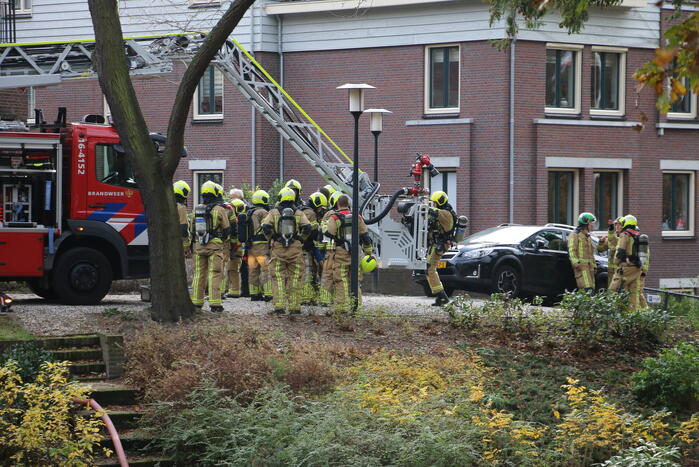 Zeer grote brand in appartementencomplex