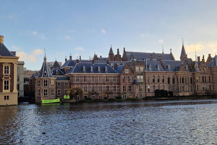 Demonstratie bij torentje na winst PVV