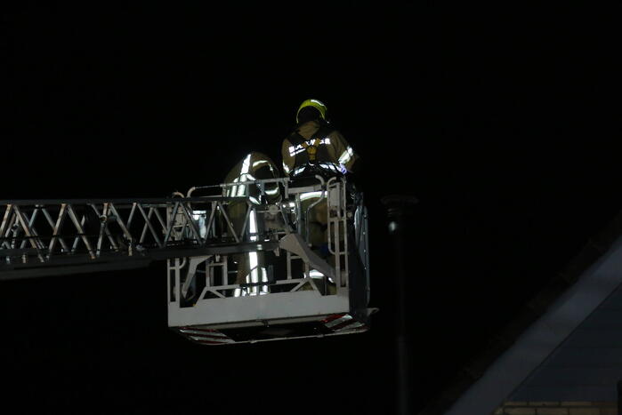 Brand in schoorsteen snel onder controle