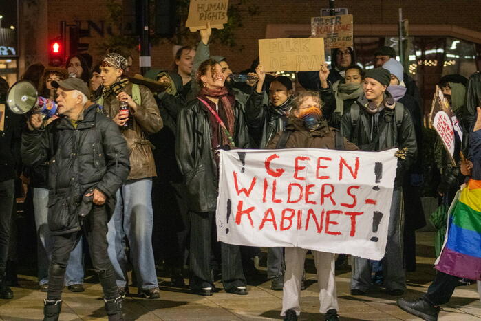 Demonstratie tegen winst PVV