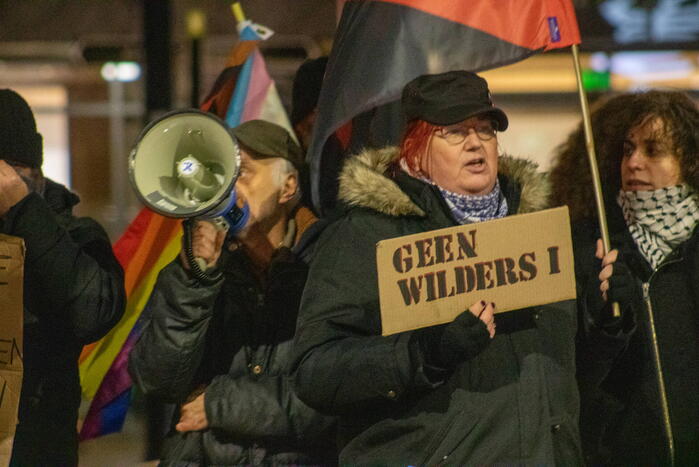 Demonstratie tegen winst PVV