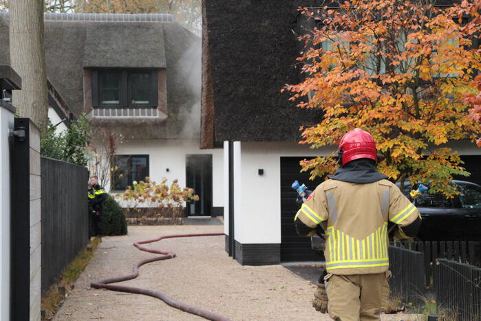 Flinke rookontwikkeling bij brand in vrijstaande villa