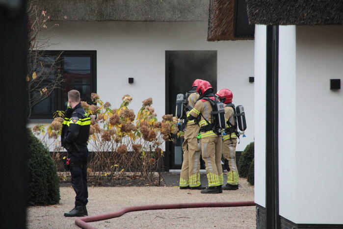 Flinke rookontwikkeling bij brand in vrijstaande villa