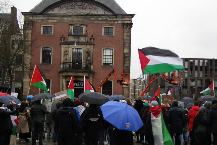 Grote opkomst bij Pro Palestina demonstratie