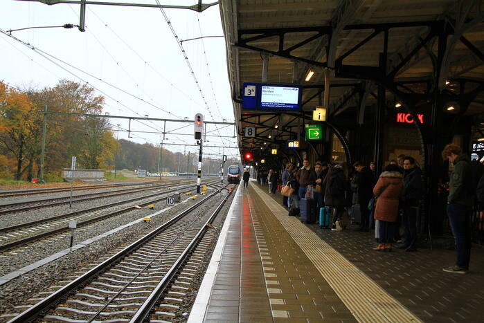 Treinverkeer gestremd door aanrijding