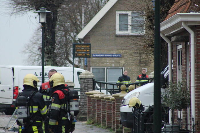 Gaslekkage door wegwerkzaamheden