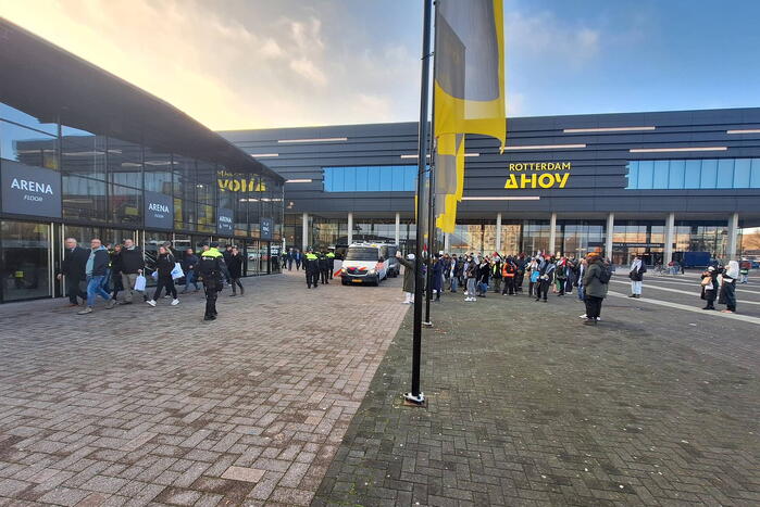 Waarschuwingsschot gelost bij demonstratie