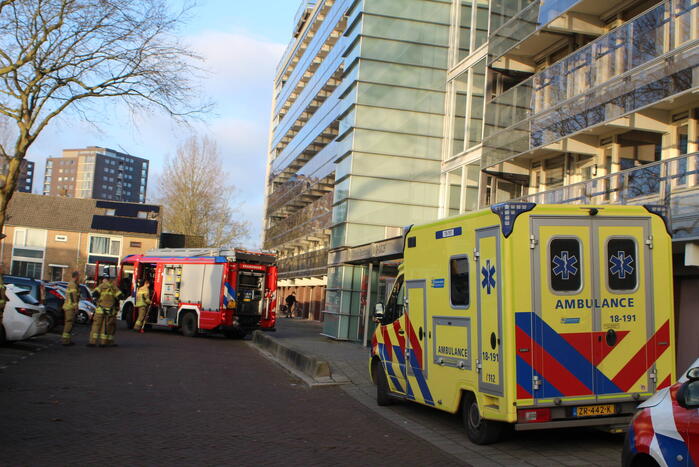 Gewonde bij brand in flatwoning