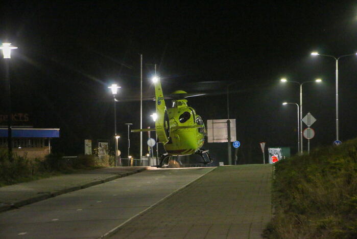 Traumateam assisteert bij medische noodsituatie