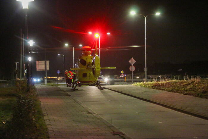 Traumateam assisteert bij medische noodsituatie