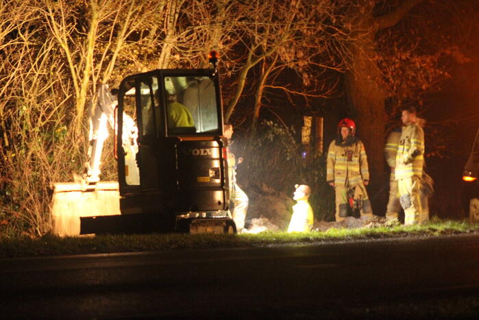 Brandweer ingezet voor gaslekkage