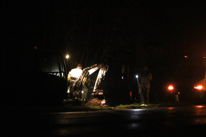 Brandweer ingezet voor gaslekkage