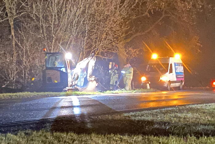 Brandweer ingezet voor gaslekkage