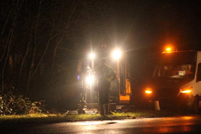 Brandweer ingezet voor gaslekkage