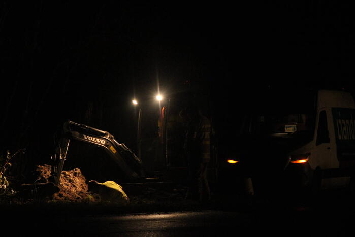 Brandweer ingezet voor gaslekkage