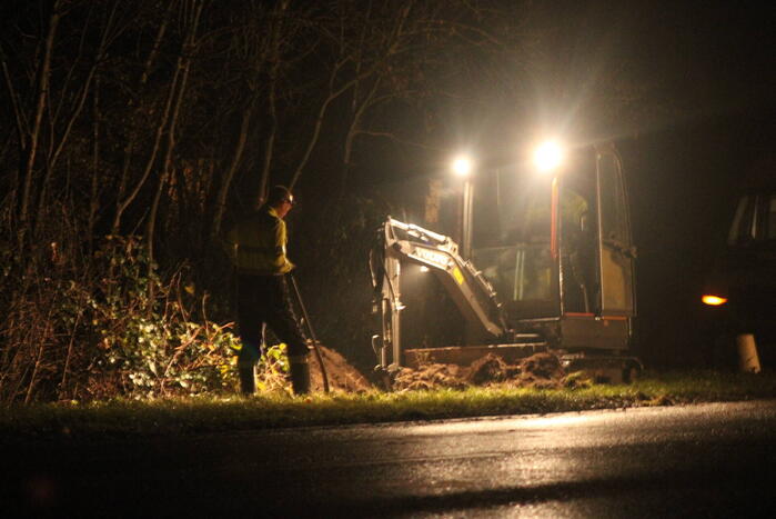 Brandweer ingezet voor gaslekkage