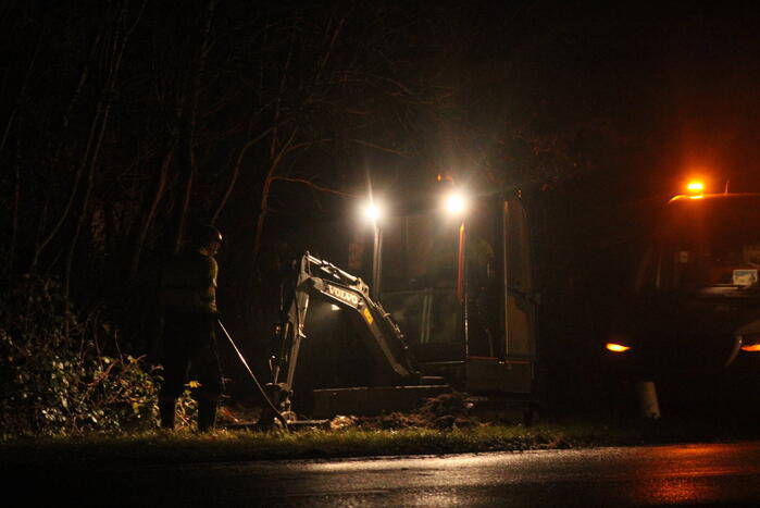 Brandweer ingezet voor gaslekkage