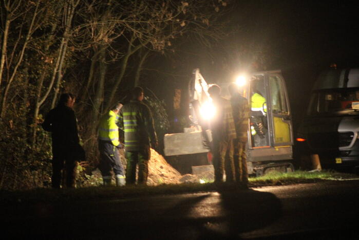 Brandweer ingezet voor gaslekkage