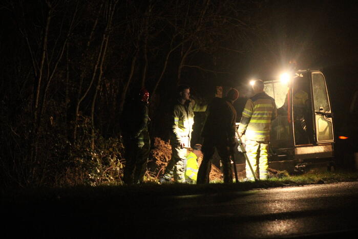 Brandweer ingezet voor gaslekkage