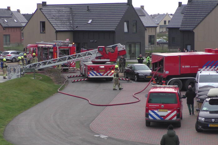 Felle brand in sauna van vakantiewoning