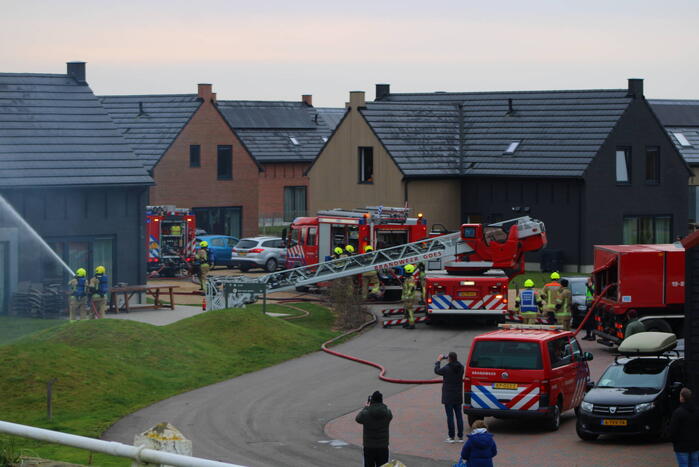 Felle brand in sauna van vakantiewoning