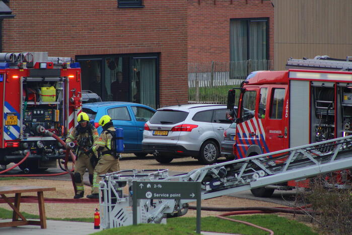 Felle brand in sauna van vakantiewoning