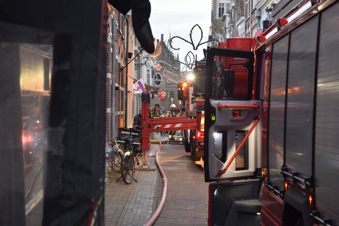 Brand in restaurant geblust