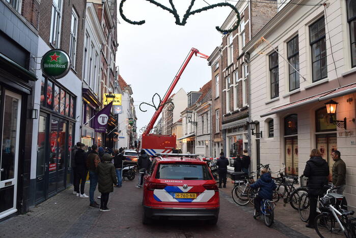 Brand in restaurant geblust