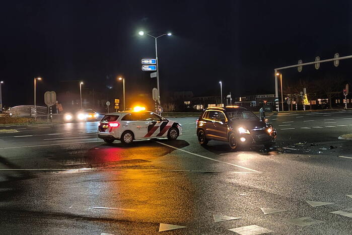 Materiële schade na ongeval op kruising