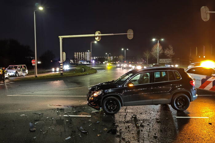 Materiële schade na ongeval op kruising